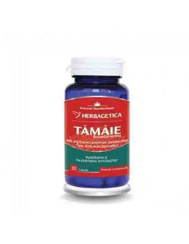 TAMAIE-BOSWELLIA SERRATA 30 CPS Herbagetica, VITAMINE SI MINERALE