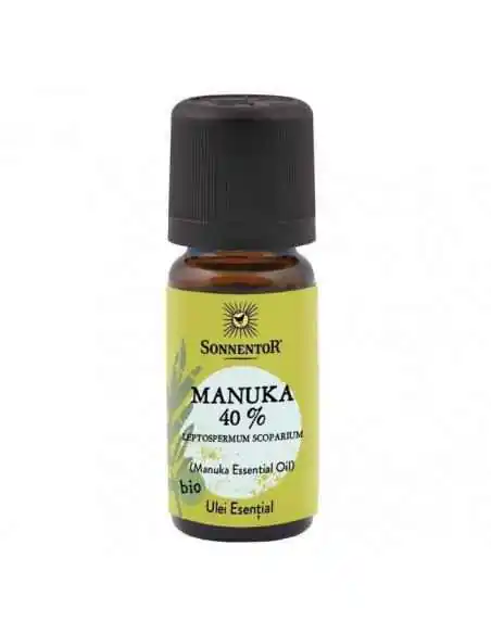 ULEI ESENTIAL MANUKA 40% (in alcool) 10ml SONNENTOR, ULEIURI ESENTIALE