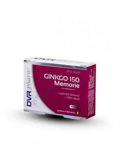 GINKGO 150MG MEMORIE 20 CPS DVR Pharm, Sistemul nervos