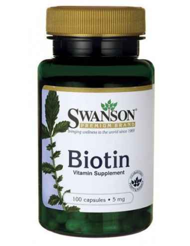Vitamina B7 (Biotina) 100 capsule Swanson, Sistemul nervos