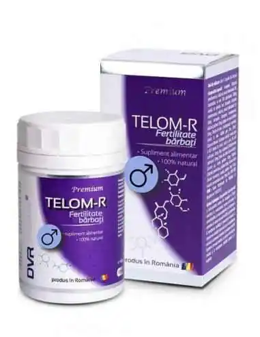 TELOM-R FERTILITATE BARBATI 120 capsule DVR Pharm, Fertilitate