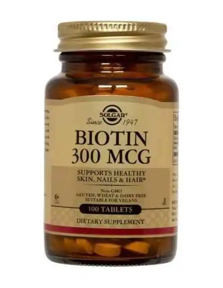 BIOTINA 300µg 100 comprimate SOLGAR, Sistemul nervos