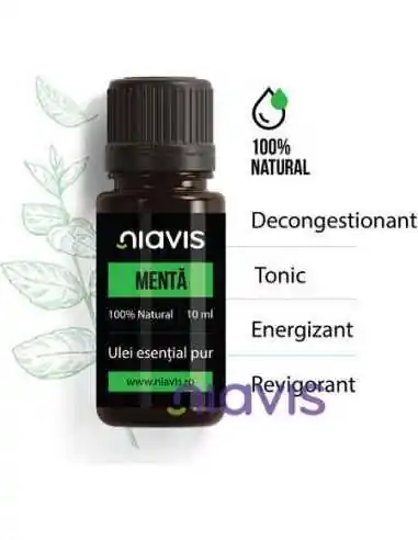 Ulei esential MENTĂ 10 ml NIAVIS, ULEIURI ESENTIALE