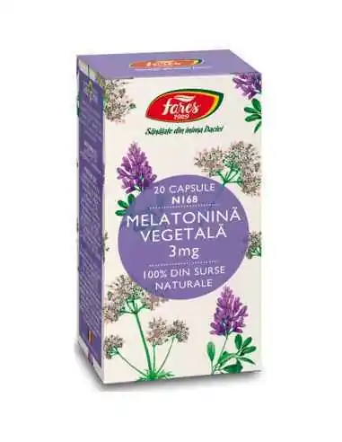 Melatonină vegetală 20 cps Fares, Sistemul nervos