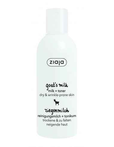 Goat`s Milk - Lapte demachiant & tonic 200 ml ZIAJA, UNGUENTE/CREME/GELURI