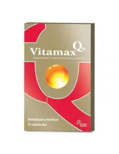 Vitamax Q10 15 capsule APIC, VITAMINE SI MINERALE