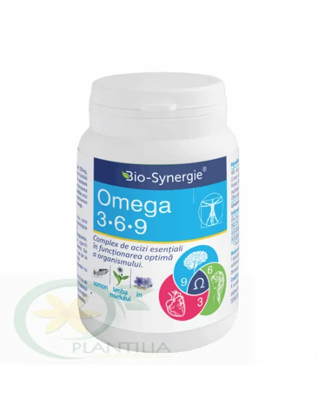 Omega 3-6-9 1000mg 90cps BIO-SYNERGIE, Sistemul nervos