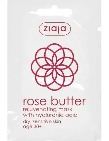 Rose Butter - Masca reintinerire cu acid hialuronic  30+ 7 ml ZIAJA, UNGUENTE/CREME/GELURI