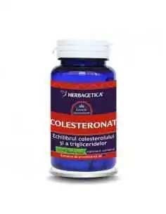 Colesteronat 60 + 10 cps Gratuit  Herbagetica, REMEDII NATURISTE