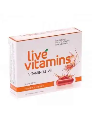 Live Vitamins 30cps Visislim, VITAMINE SI MINERALE