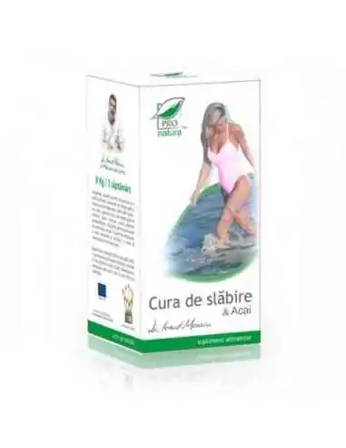 Cura de Slabire & Acai 210 capsule Pro Natura, Slabire