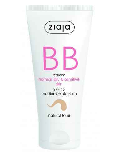BB Cream SPF 15 - TGM  - nuanta natural 50 ml ZIAJA, UNGUENTE/CREME/GELURI