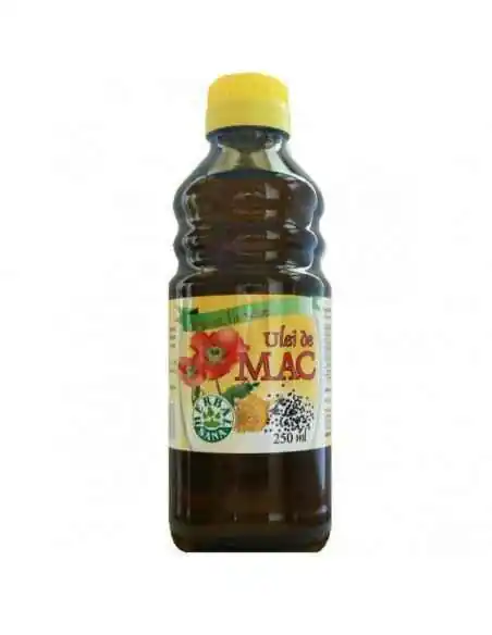 Ulei mac presat la rece (Uz intern) 250 ml Herbavit, ULEIURI VEGETALE