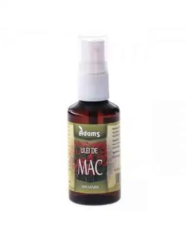 Ulei mac 50 ml Adams  Vision, ULEIURI VEGETALE