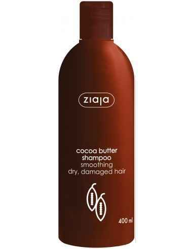 Sampon pentru netezire cu unt de cacao si uree  - par uscat/deteriorat 400 ml ZIAJA, UNGUENTE/CREME/GELURI