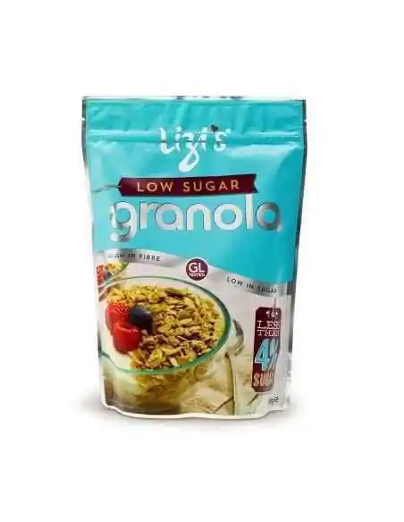 MUSLI GRANOLA LIZI'S  LOW SUGAR CU NUCA DE COCOS 500g UNICORN NATURALS, Terapia Diabetului