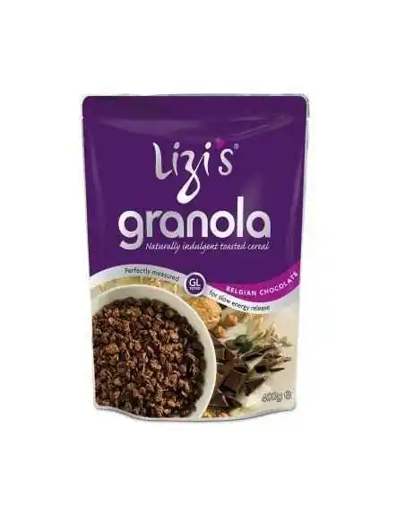 GRANOLA LIZI’S CU CIOCOLATA BELGIANA 400g, Terapia Diabetului