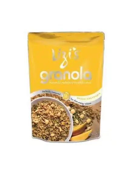 GRANOLA LIZI’S MANGO SI NUCI MACADAMIA 400g, Terapia Diabetului