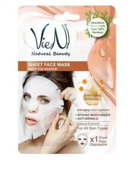 Masca faciala tip servetel anti-aging 25 gr Vien, Sanatatea pielii