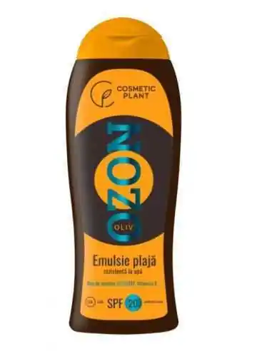 OZON EMULSIE PLAJA SPF20 REZISTENTA APA 200ml Cosmetic Plant Plaja, ULEIURI VEGETALE