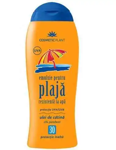 EMULSIE SPF30 PT PLAJA 200ml Cosmetic Plant Plaja, ULEIURI VEGETALE