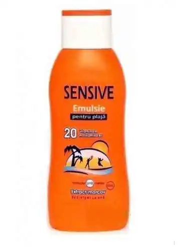 EMULSIE SPF20 PLAJA EXTRACT MORCOV 250ML Sensive, PLAJA SI PROTECTIE SOLARA