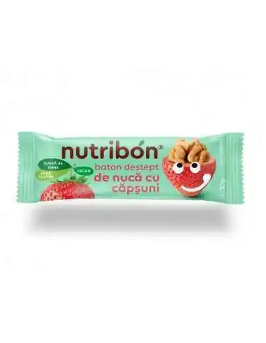 NUTRIBON BATON NUCA CU CAPSUNI 30GR TRANSILVANIA NUTS, CATEGORII PRODUSE