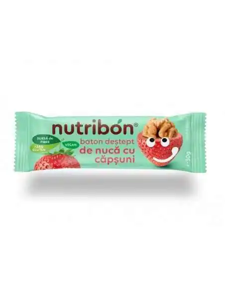 NUTRIBON BATON NUCA CU CAPSUNI 30GR TRANSILVANIA NUTS, CATEGORII PRODUSE