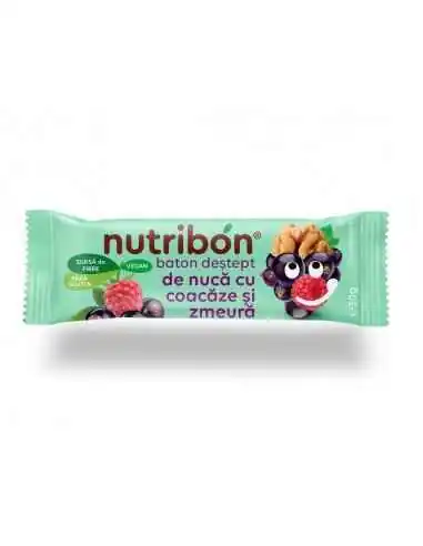 NUTRIBON BATON NUCA,COACAZE&ZMEURA 30GR TRANSILVANIA NUTS, CATEGORII PRODUSE