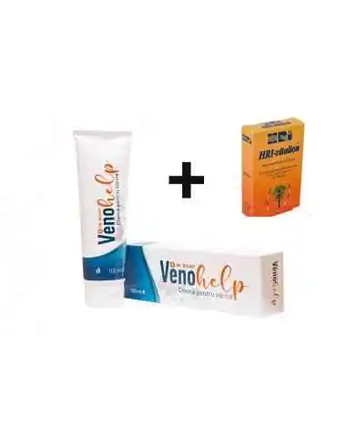 CREMA VARICE VENOHELP 100ML+HRI-VITALION 54tbl PROMO VITALION, UNGUENTE/CREME/GELURI