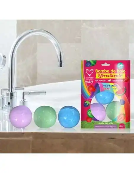 BOMBE DE BAIE EFERVESCENTE COPII 3BUC/PUNGA EASY CARE BABY, PRODUSE RECOMANDATE