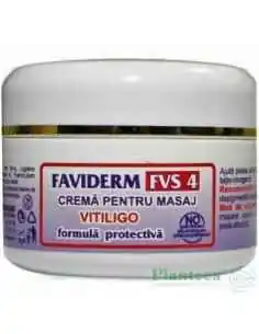 FAVIDERM FVS 4- CREMA PT MASAJ VITILIGO 50ML Favisan, UNGUENTE/CREME/GELURI