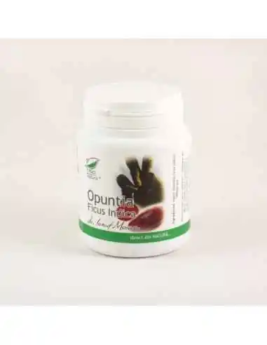 Opuntia Ficus Indica 200 capsule Pro Natura, Terapia Diabetului