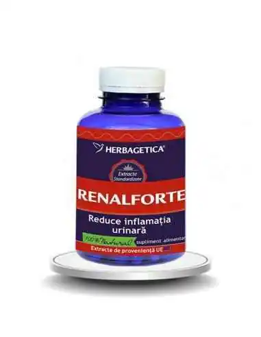 RENALFORTE 120 caspule Herbagetica, REMEDII NATURISTE