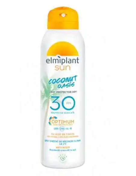 SUN SPRAY PROT.ANTI-NISIP SPF30 UL.COCOS 150ML Elmiplant, UNGUENTE/CREME/GELURI