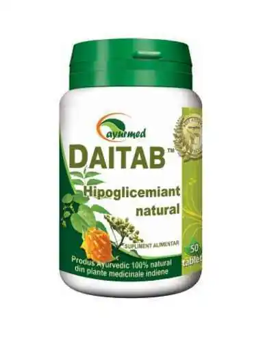 Daitab 50 tablete Ayurmed, Terapia Diabetului