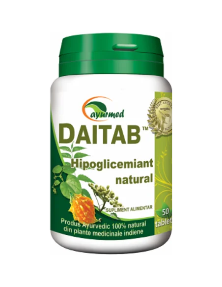Daitab 50 tablete Ayurmed, Terapia Diabetului