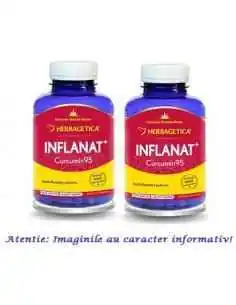 INFLANAT CURCUMIN95 60 + 60 capsule Promo Herbagetica, Tulburari Hormonale 2