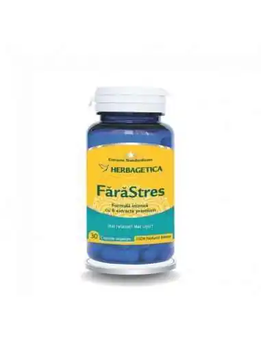 FaraStres 30 capsule Herbagetica, Stres