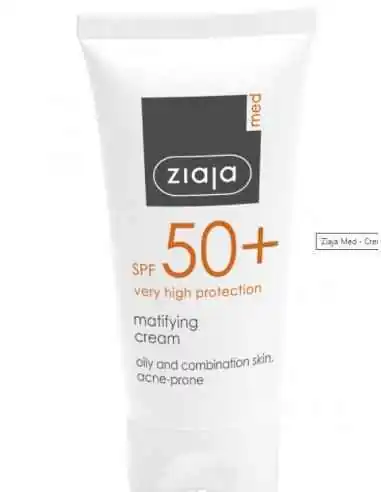 Crema matifianta fotoprotectoare SPF 50 ten gras/mixt, 50 ml ZIAJA, UNGUENTE/CREME/GELURI