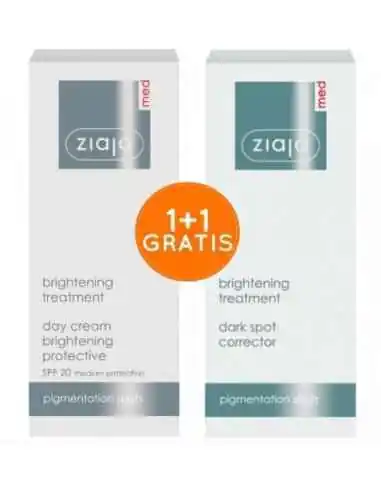 Oferta Ziaja Med - Crema de zi SPF 20 + Corector pentru albirea petelor 30 ml ZIAJA, UNGUENTE/CREME/GELURI