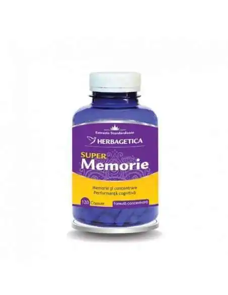 Super Memorie 120 capsule Herbagetica, Sistemul nervos