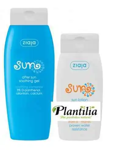 Oferta Sun - Lotiune pentru protectie solara copii, SPF 50 + gel calmant dupa plaja, cadou ZIAJA, PLAJA SI PROTECTIE SOLARA