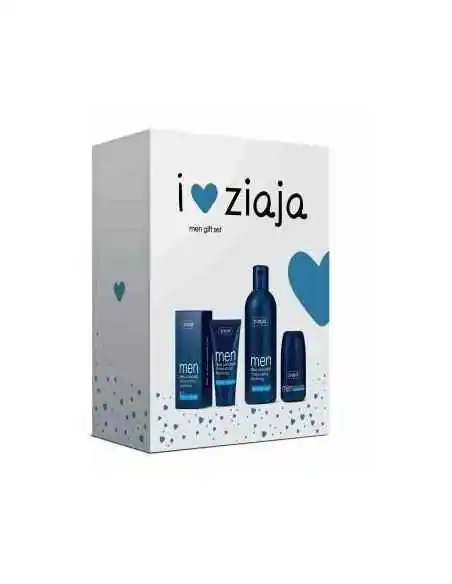 Set Men - Gel de  dus +  crema pentru ten + roll-on anti-perspirant Ziaja, UNGUENTE/CREME/GELURI