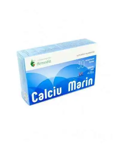 CALCIU MARIN 30comprimate Remedia, Fortificarea organismului