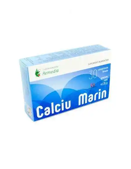 CALCIU MARIN 30comprimate Remedia, Fortificarea organismului