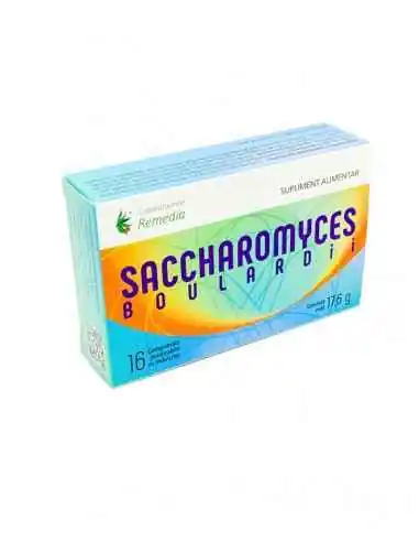 SACCHAROMYCES BOULARDII 16CPR MASTICABILE Remedia, Colon iritabil, Enterocolite