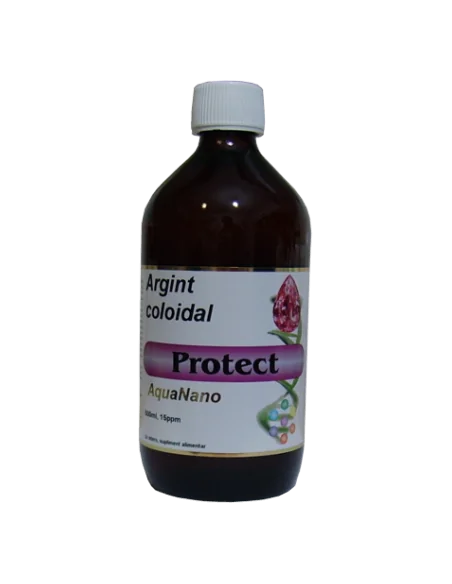 Argint coloidal Protect 500 ml 15 ppm AquaNano, Sanatatea pielii