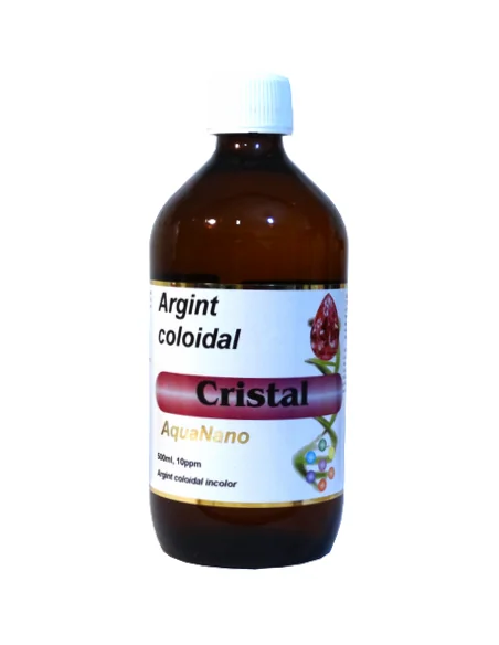 Argint coloidal Cristal(Incolor) 10 ppm 500ml Aghoras, Sanatatea pielii