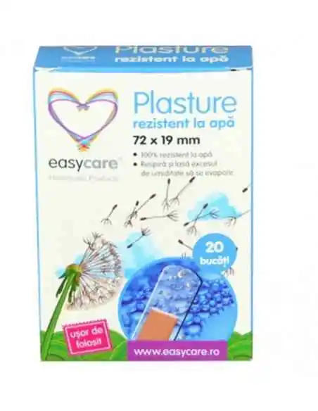 PLASTURI REZISTENTI LA APA 72X19MM 20BUC Easy Care, INGRIJIRE PERSONALA